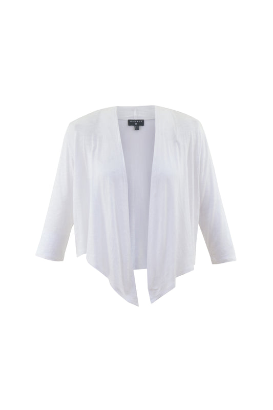 Marble Relaxed Fit Shrug White 6541-102