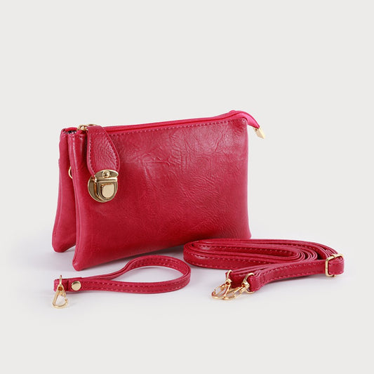 Caracol XBody Bag Multi Pocket Fuchsia 7012-E-FUS
