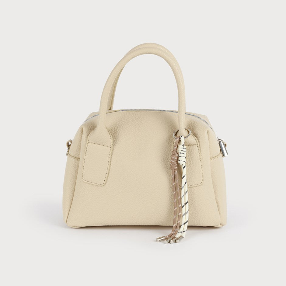 Caracol Bowling Bag w/Nautical Cord Beige 7187-BGE