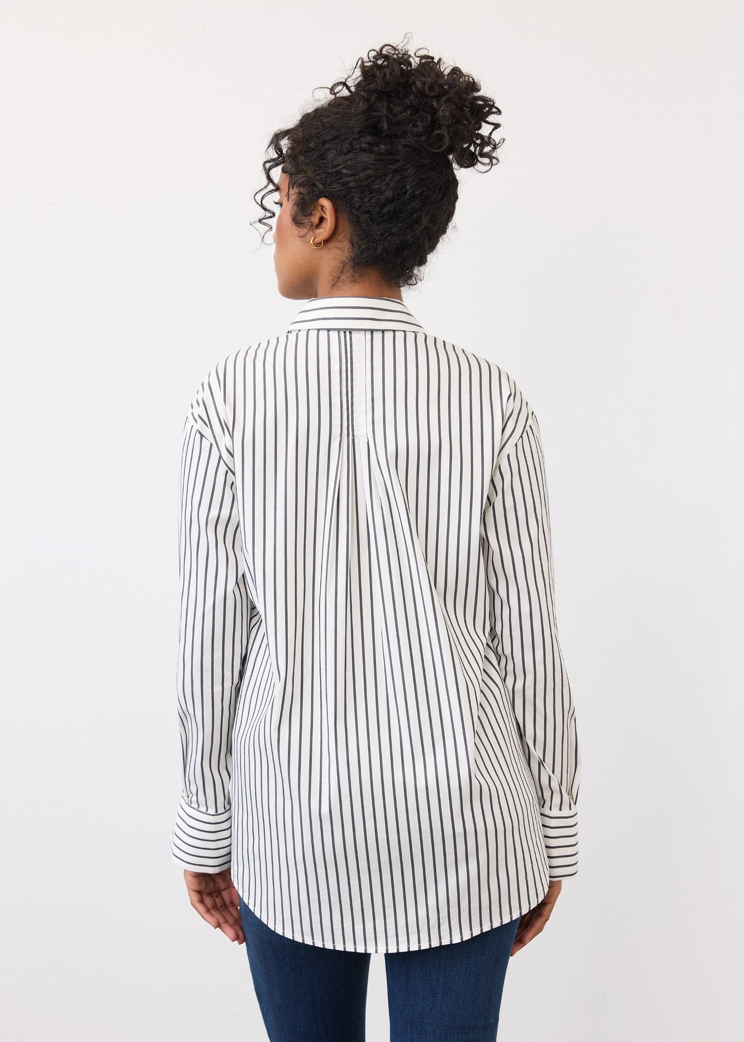 FDJ Long Sleeve Shirt Black Stripe 7481623