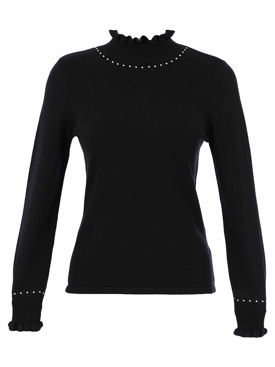 Dolcezza Knit Pullover Sweater Black 76300