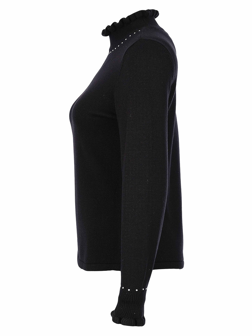 Dolcezza Knit Pullover Sweater Black 76300