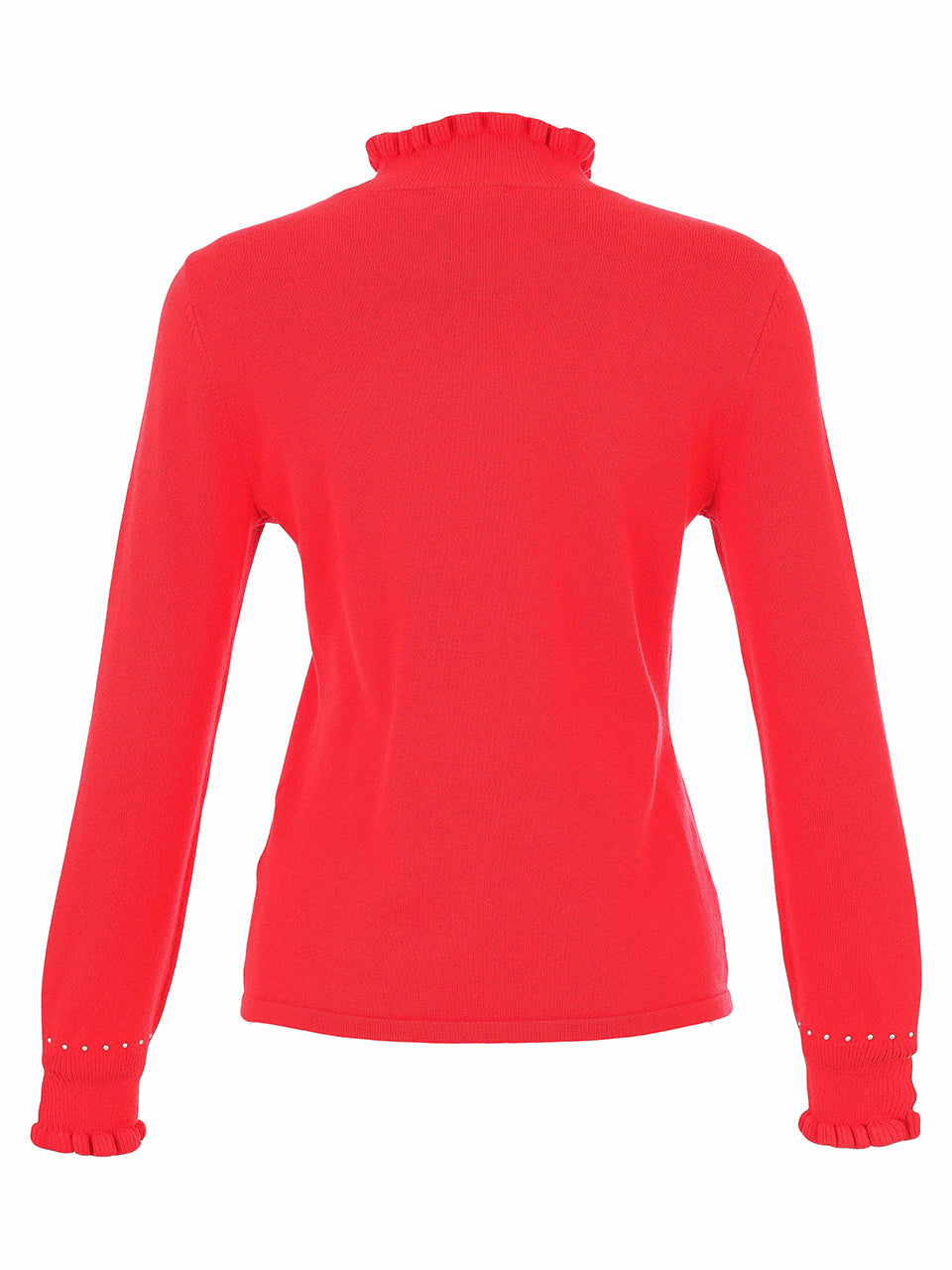 Dolcezza Knit Pullover Sweater Red 76300