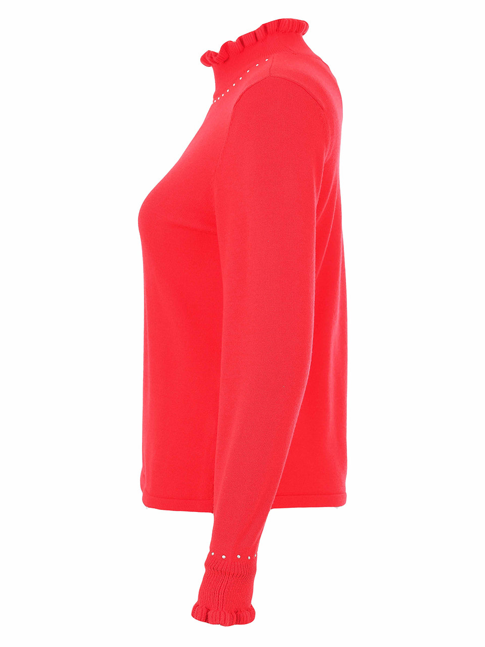 Dolcezza Knit Pullover Sweater Red 76300
