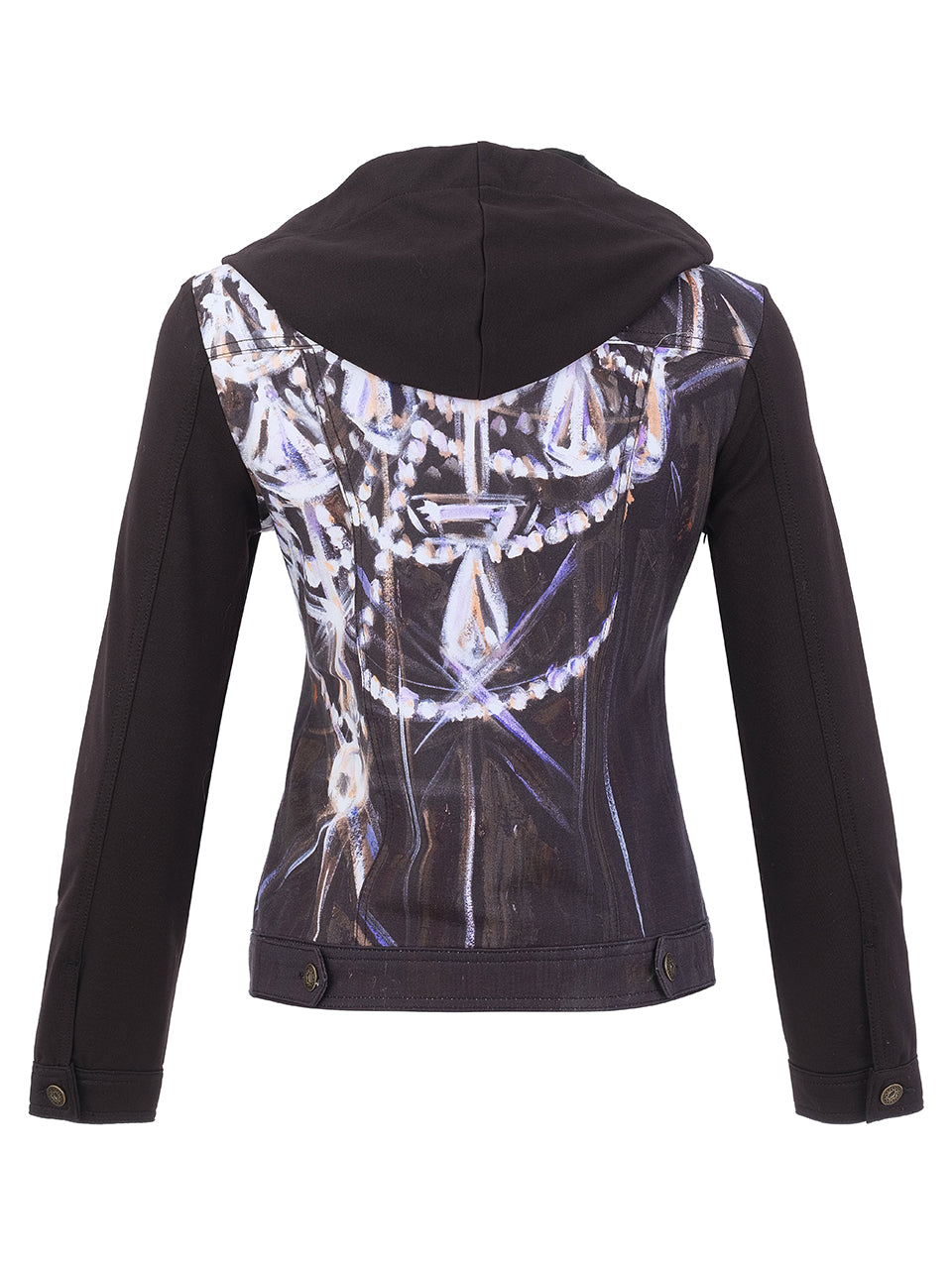 Dolcezza Knit Hooded Jacket "Chandelier ll" 76656