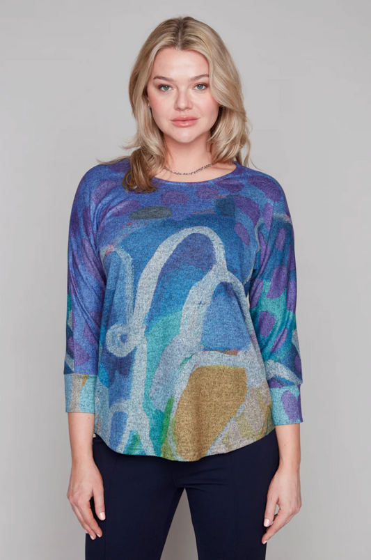 Claire Desjardins Knit Top "Walk for a While" 92318