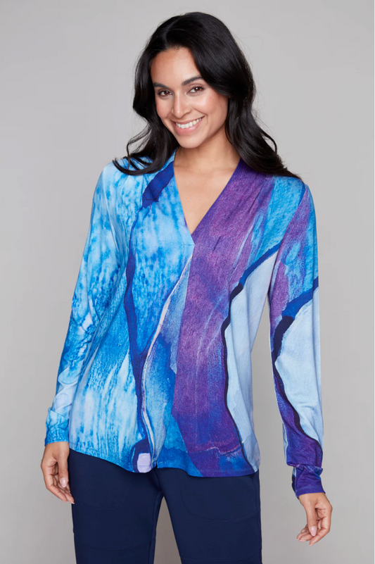 Claire Desjardins Knit Top "Out of Breath" 92323