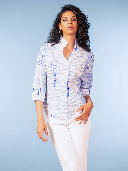 Alison Sheri Blouse Blue A47175