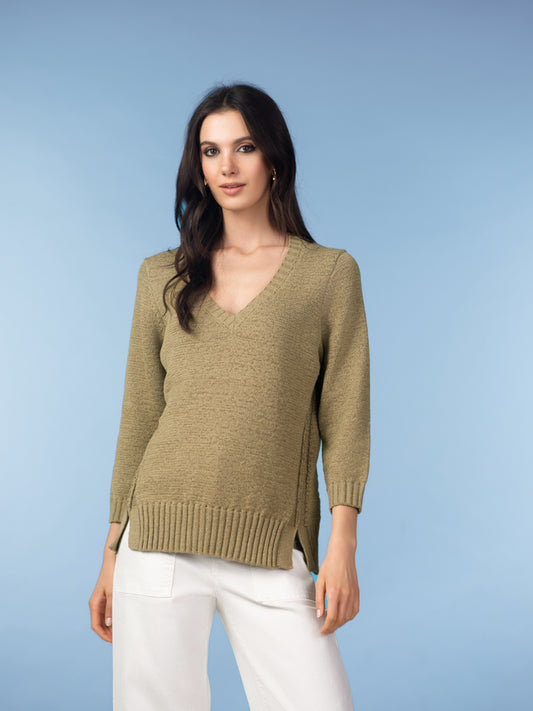 Alison Sheri Sweater Khaki A47335