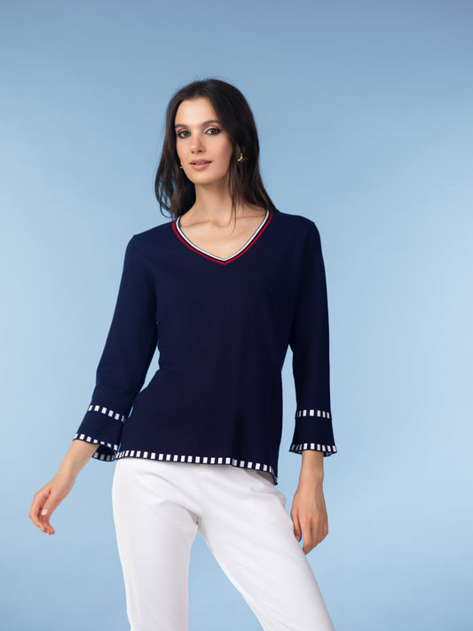 Alison Sheri Sweater Navy A47460