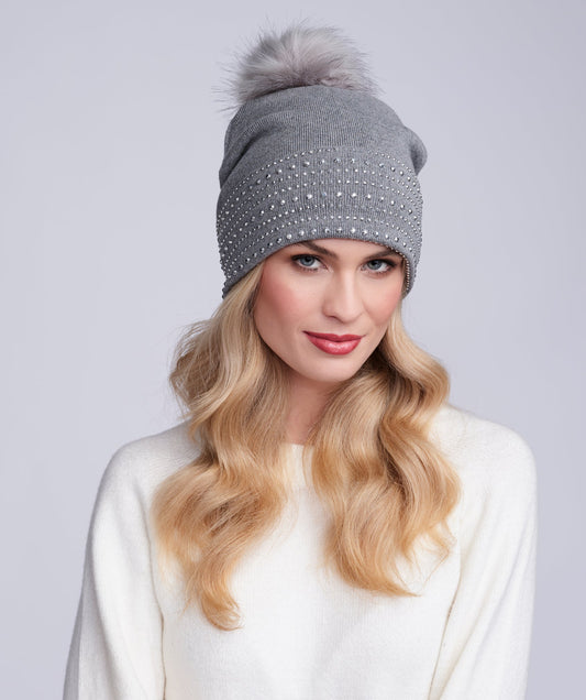 Pia Rossini Adalyn Hat Silver Grey ADA02080
