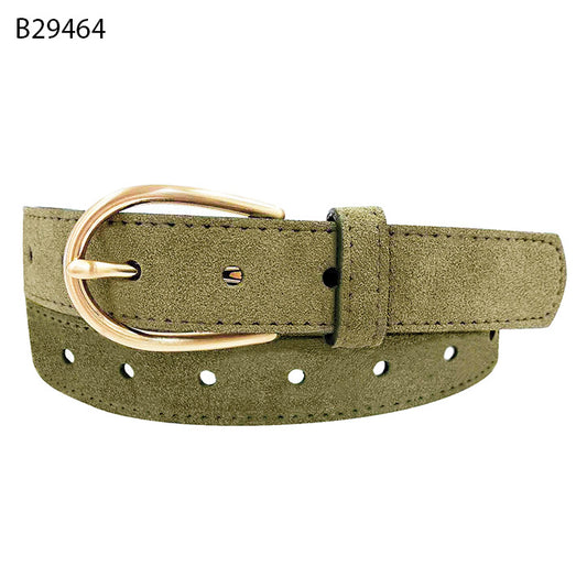 Medike Landes Italian Leather Belt Olive 29464