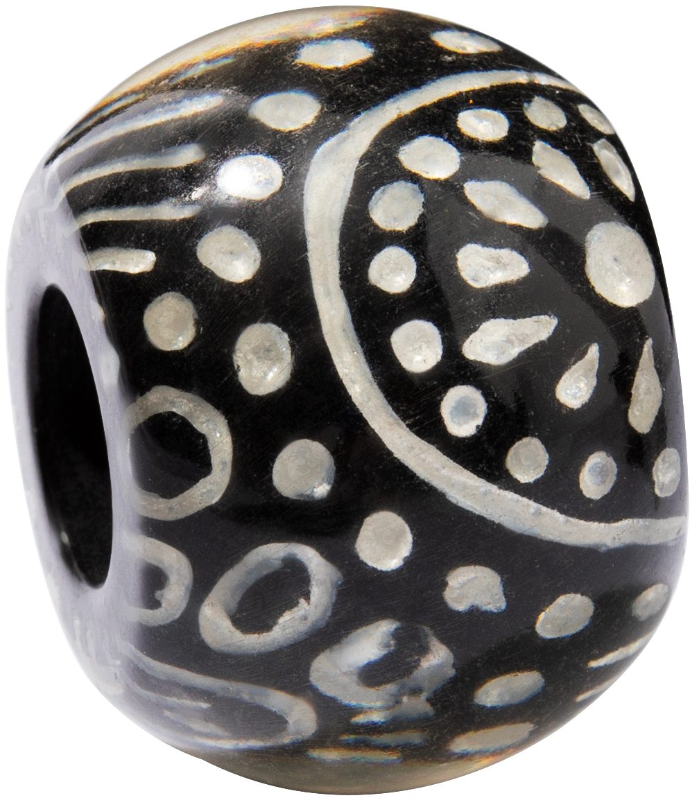 Zsiska Bliss Series Round Bead Dotted Silver BART6