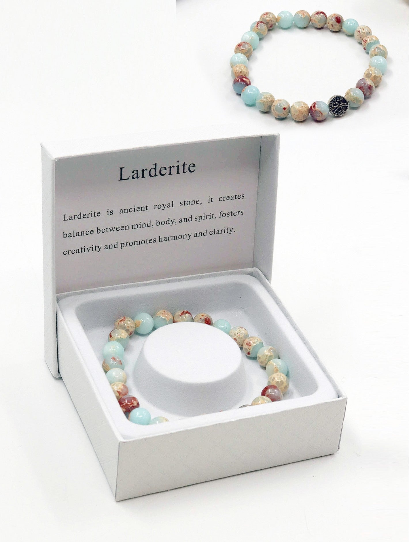 Cherie Bliss Larderite Blessing Bead Bracelet With Gift Box BR1235-02