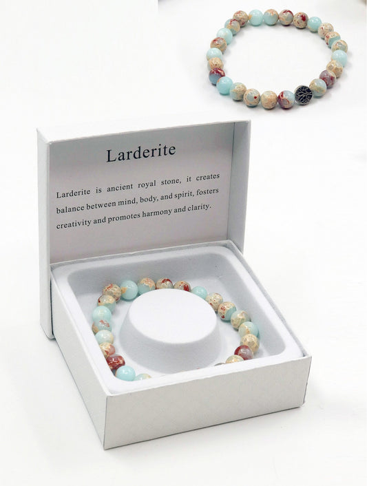 Cherie Bliss Larderite Blessing Bead Bracelet With Gift Box BR1235-02