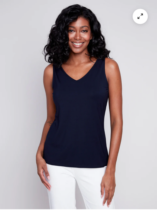 Charlie B Reversible Cami Navy C1243A-730A-117