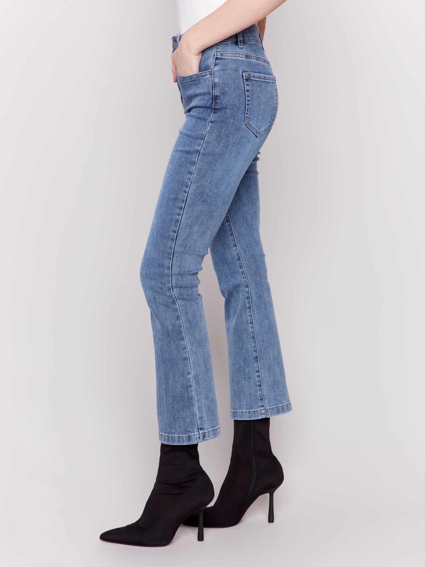 Charlie B Bootcut Leg Jeans Medium Blue C5443S-431A-156