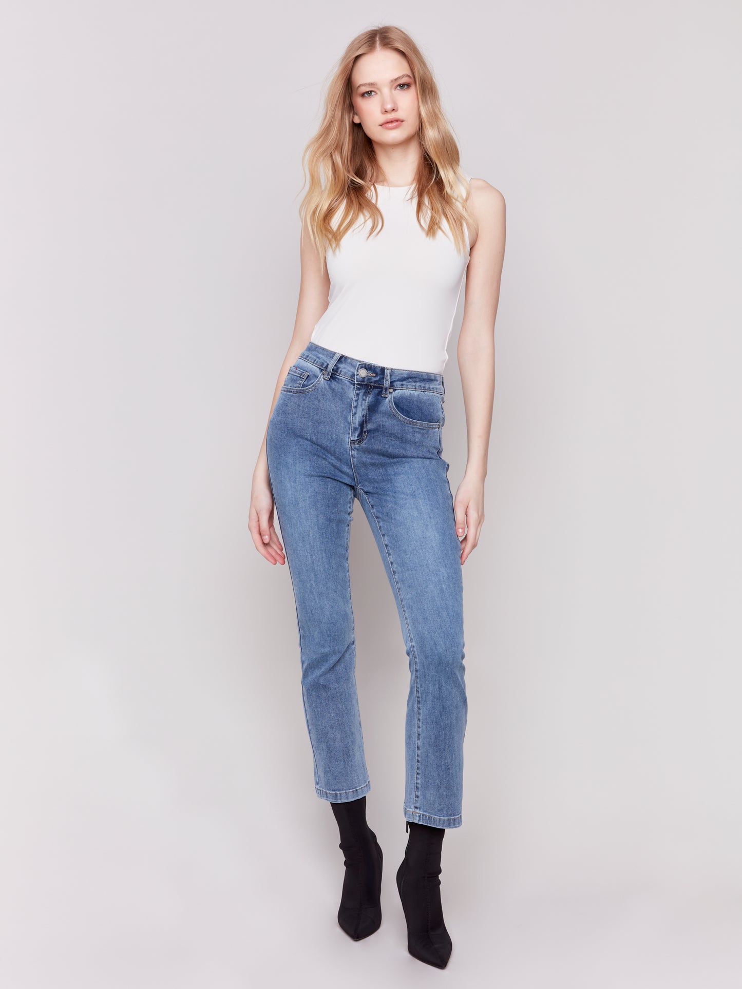 Charlie B Bootcut Leg Jeans Medium Blue C5443S-431A-156