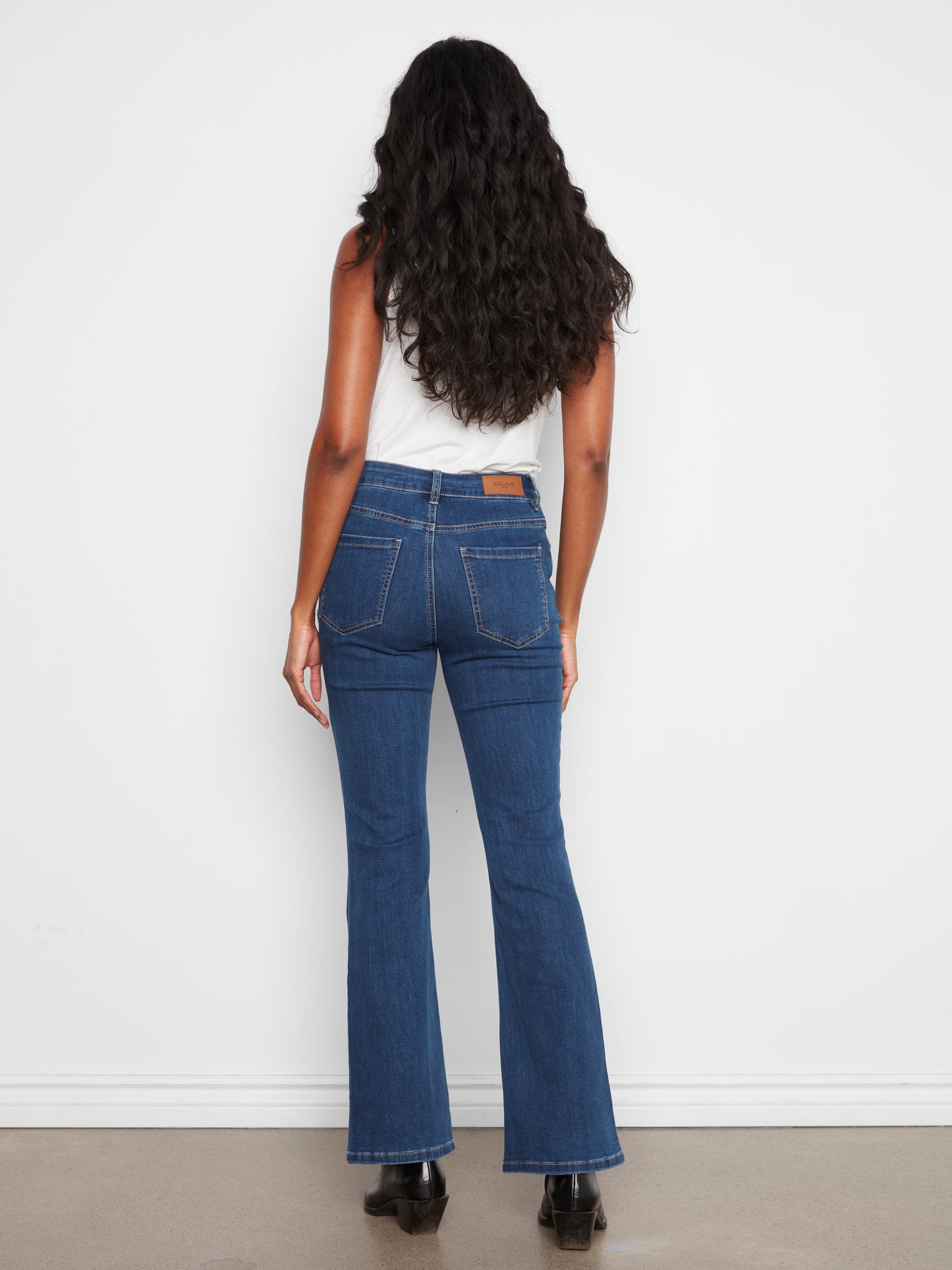 Charlie B Celine Flare Leg Jeans Indigo C5629J-431A-007