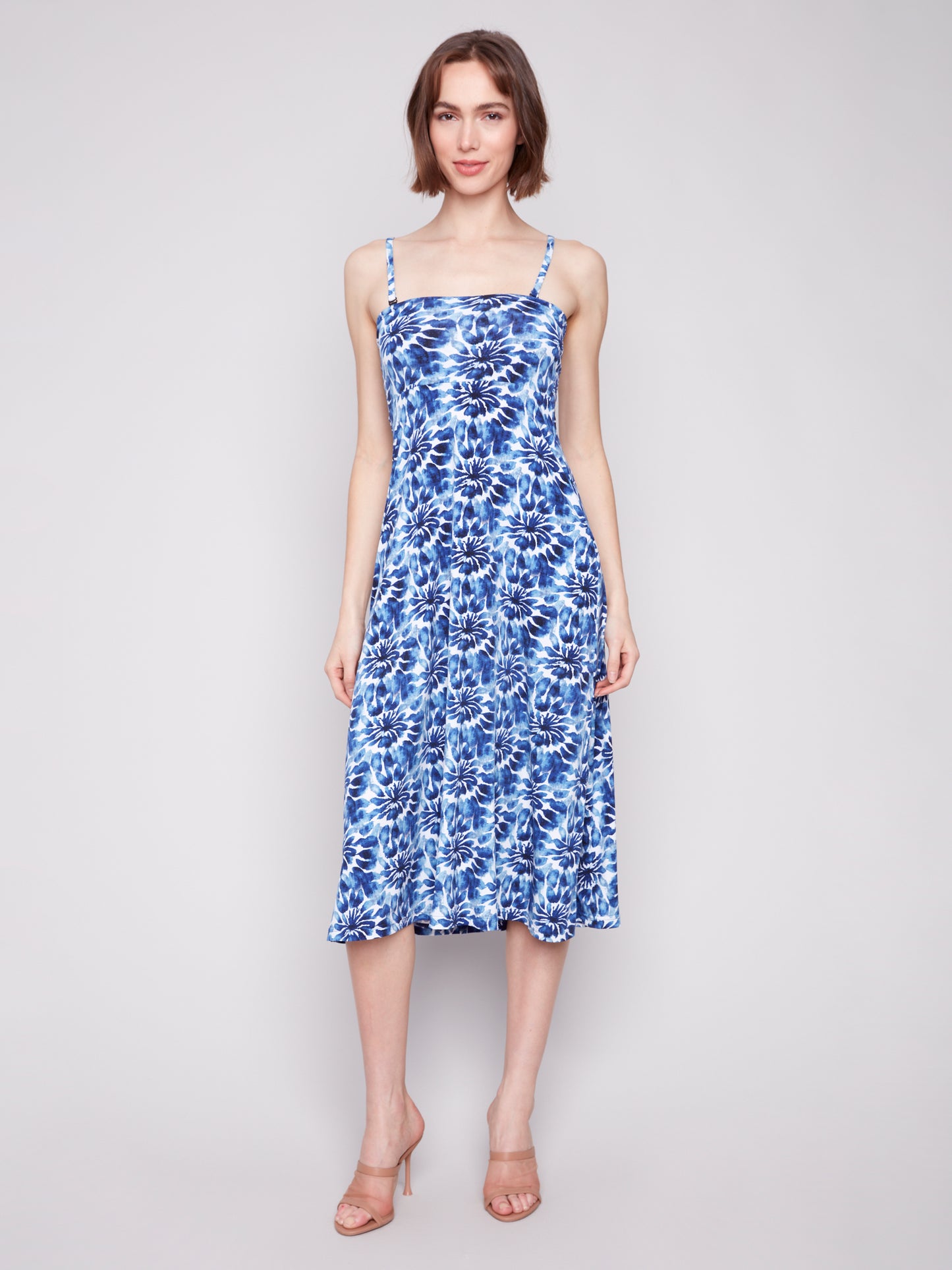 Charlie B Printed Convertible Skirt/Dress with Removable Straps Lily C7080P-818B-P870