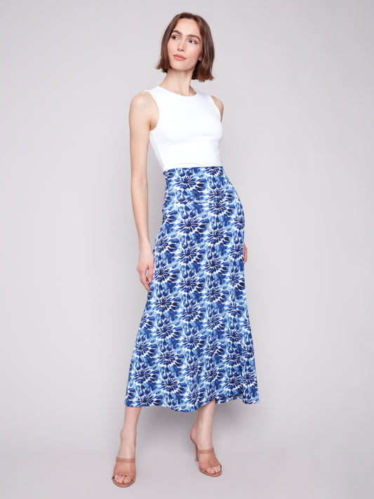 Charlie B Printed Convertible Skirt/Dress with Removable Straps Lily C7080P-818B-P870