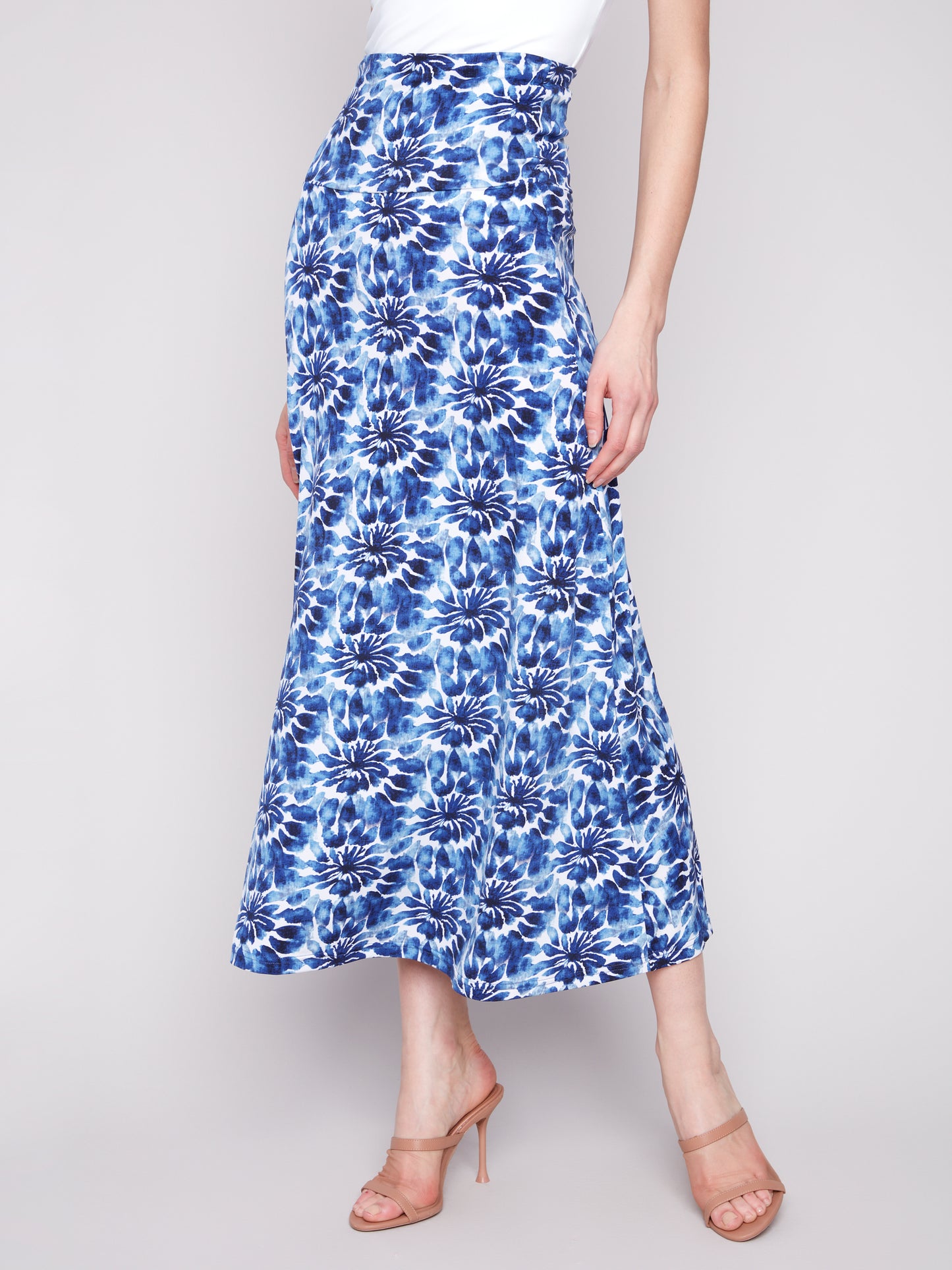 Charlie B Printed Convertible Skirt/Dress with Removable Straps Lily C7080P-818B-P870