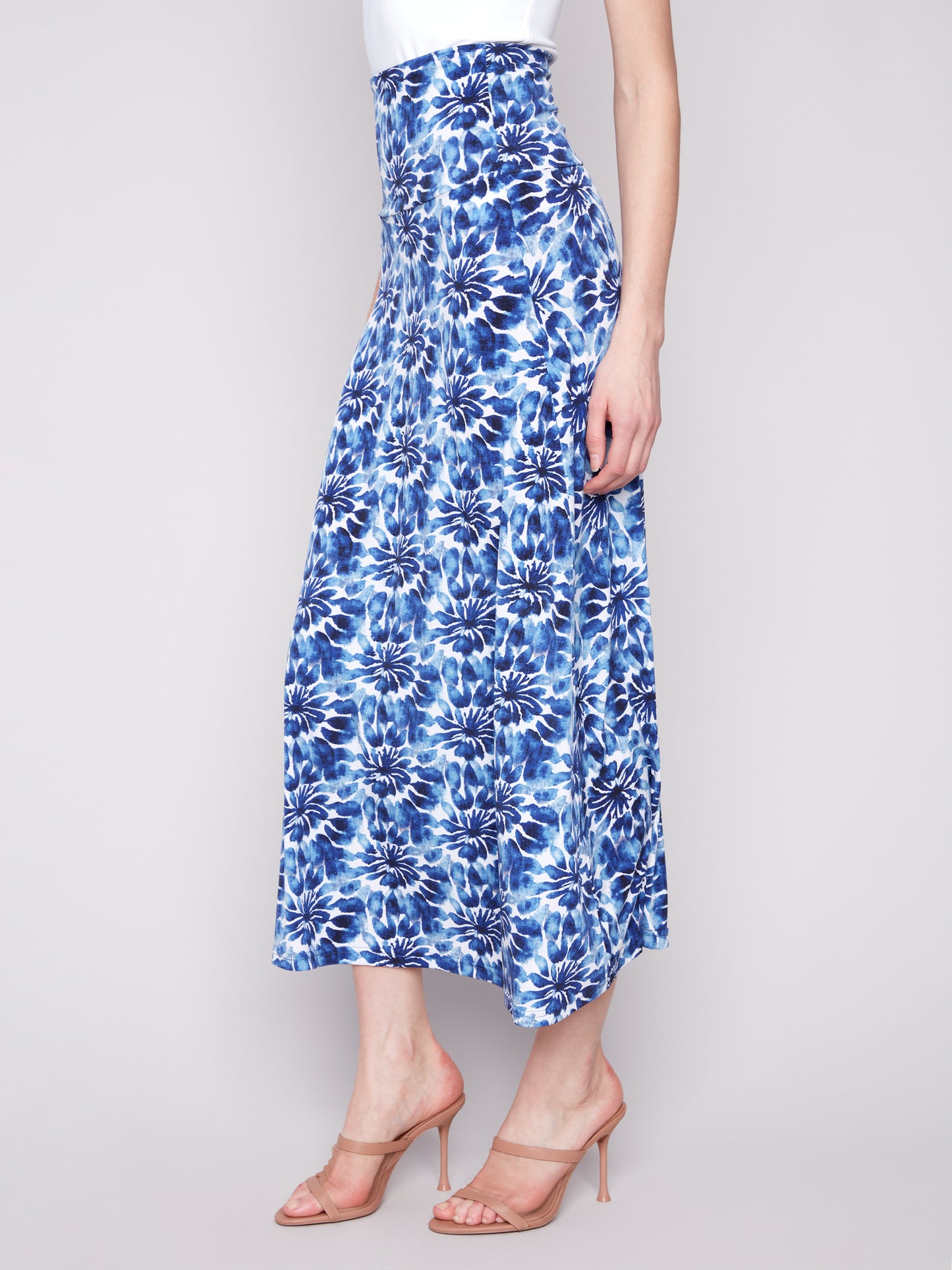 Charlie B Printed Convertible Skirt/Dress with Removable Straps Lily C7080P-818B-P870