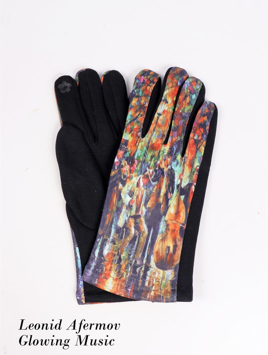 Cherie Bliss Oil Painting Touch Screen Gloves Glowing Music GL127513