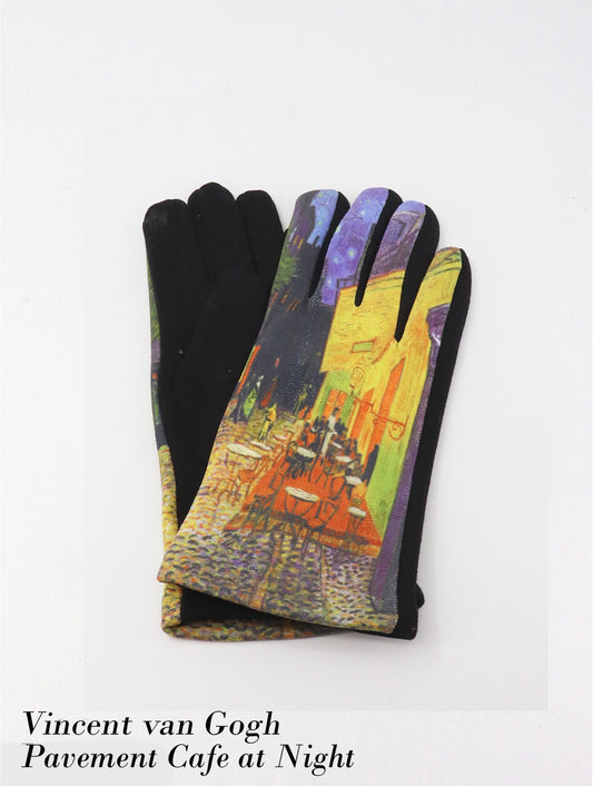 Cherie Bliss Oil Painting Design Touch Screen Gloves Vincent Van Gogh GL127525
