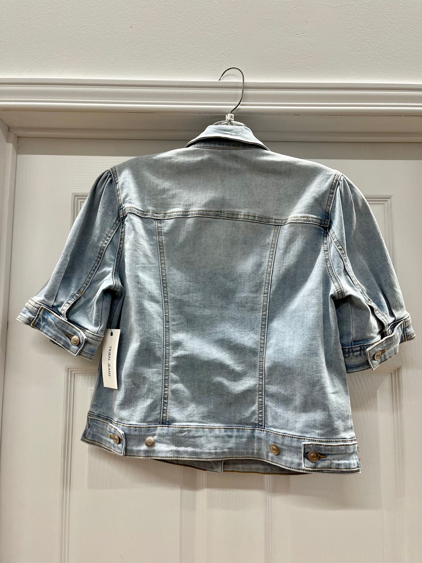 Tribal Elbow Sleeve Denim Jacket Lt. Surf 57130-2020-1945