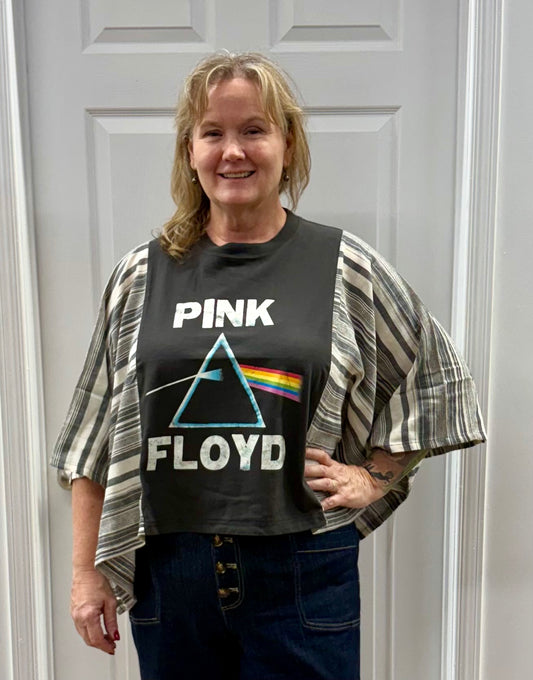 Shannon Passero Banded Pullover 5512 - Pink Floyd
