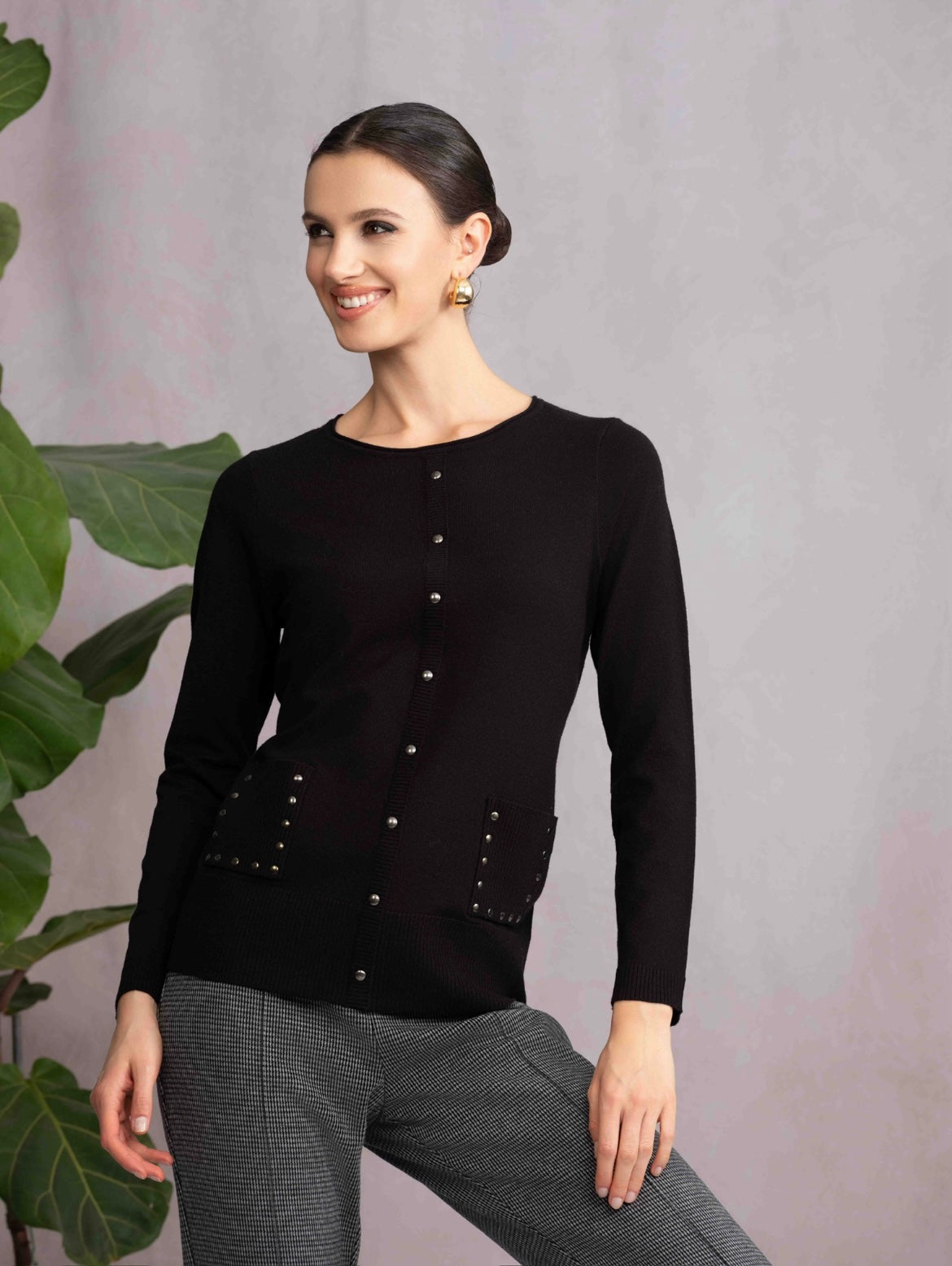 Alison Sheri Sweater Black A46066