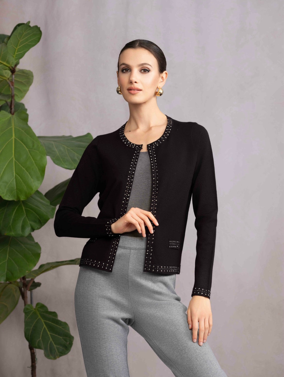 Alison Sheri Cardigan Black A46460