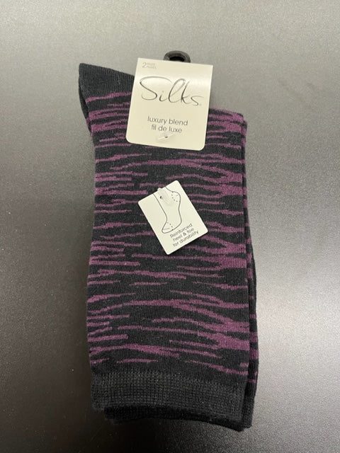 Silks Luxury Blend Crew Socks 89448Y