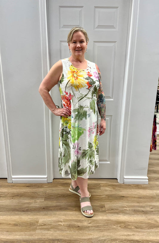 Funsport/Cativa Sleeveless Dress Vintage Floral 126143