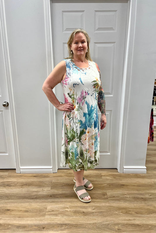 Funsport/Cativa Sleeveless Dress Tropical Paradise 126120