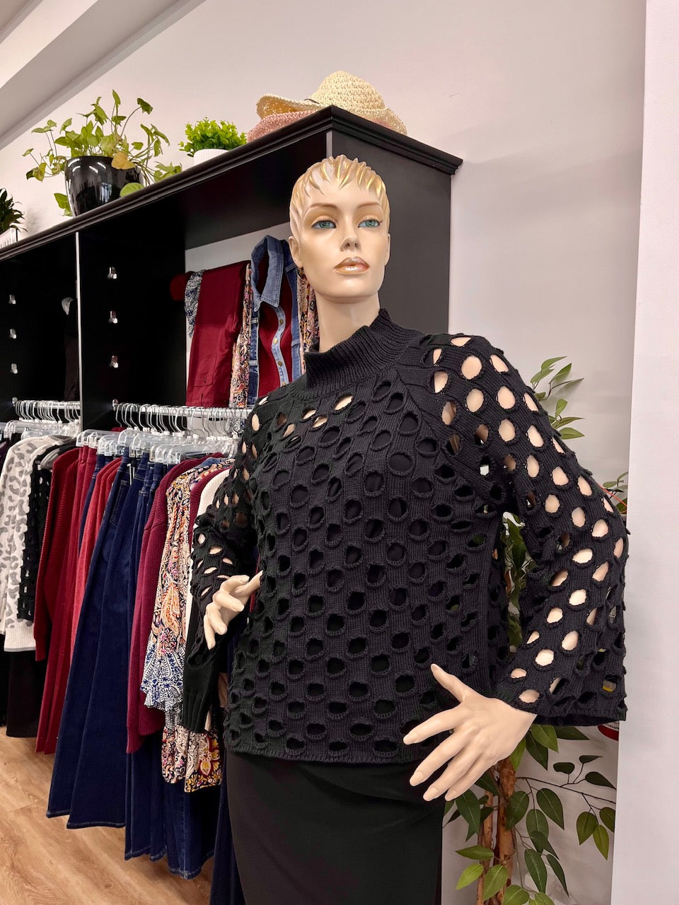Shannon Passero Tara Pullover  Black 5971