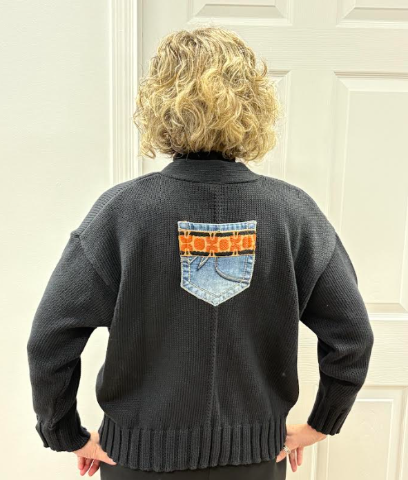 Shannon Passero Isla Cardigan  Black 5878