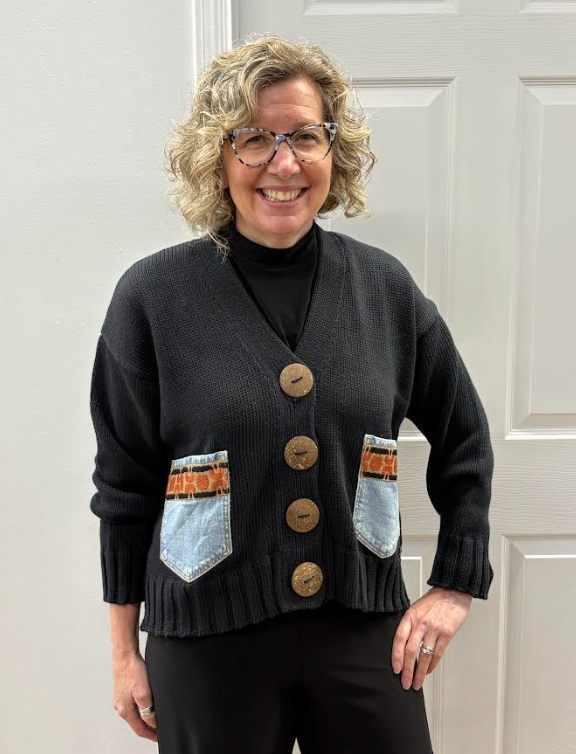 Shannon Passero Isla Cardigan  Black 5878