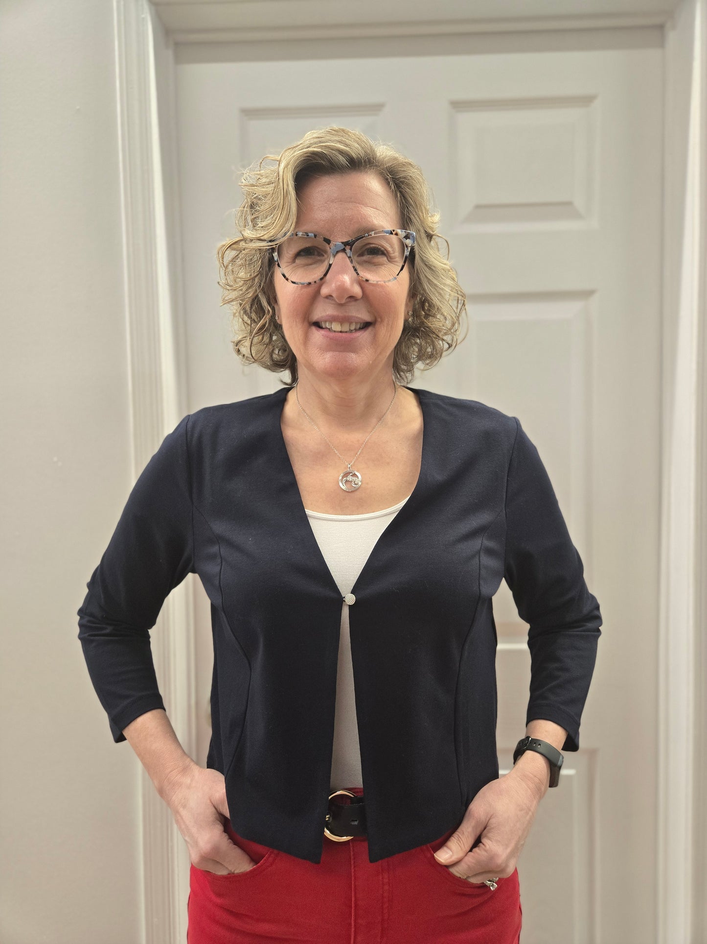 Dolcezza Knit Cardigan Navy 26506