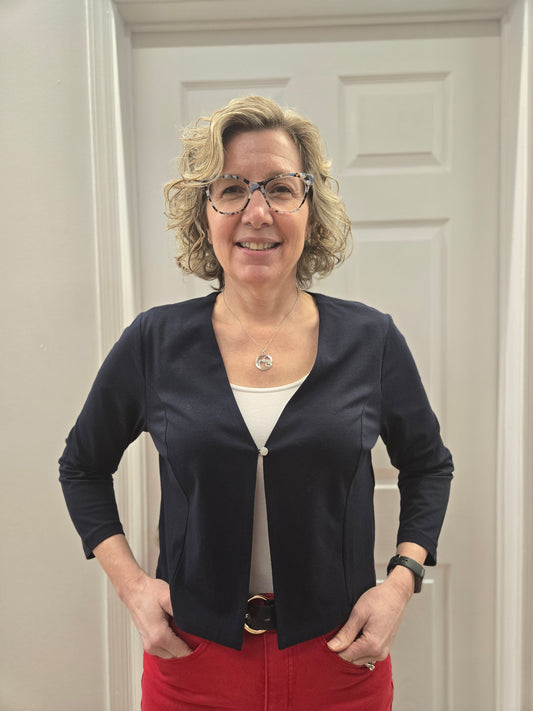 Dolcezza Knit Cardigan Navy 26506