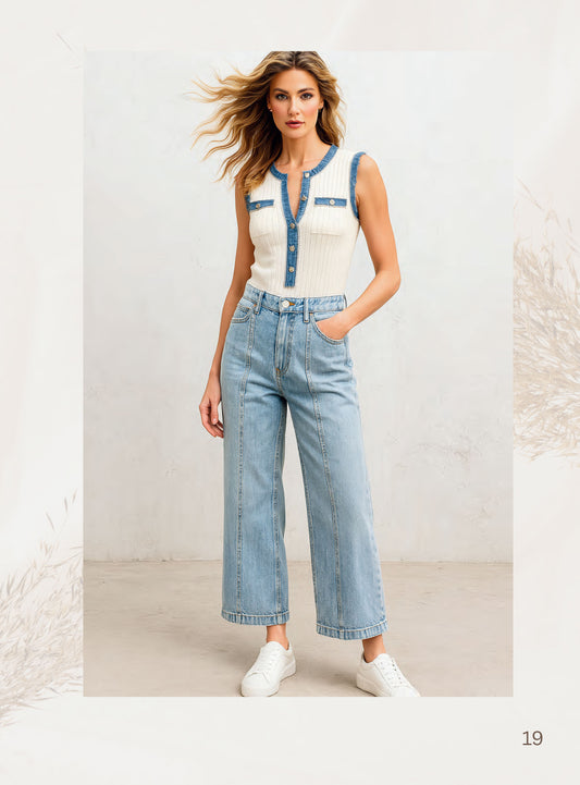 Orly Sleeveless Sweater Off White 261137