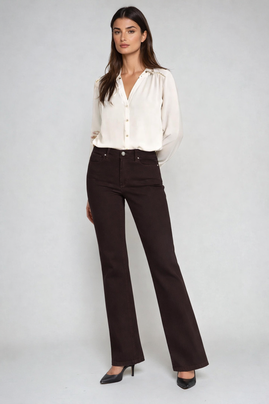 Carreli Premium Boot Cut Jeans Coffee PR-180-DS