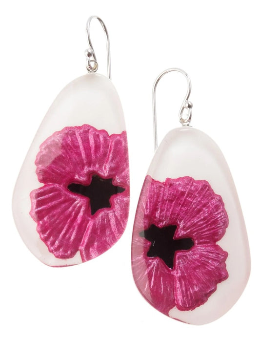 Zsiska Baila Floral Earrings Pink 5430502PINKQ00