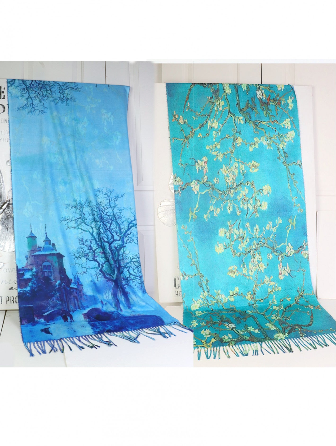 Cherie Bliss Marinus Oil Painting Double Sided Printed Scarf SF202521