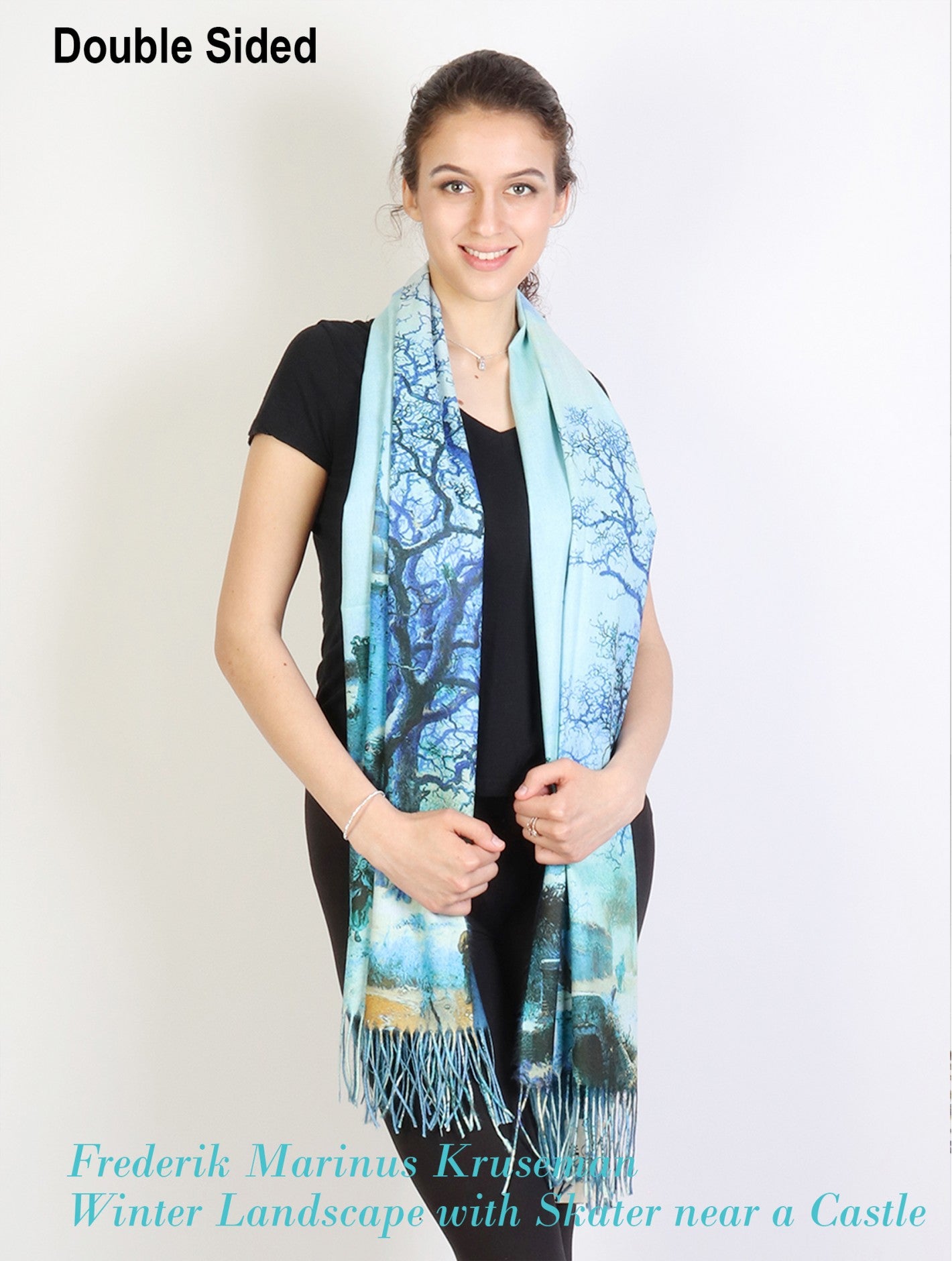Cherie Bliss Marinus Oil Painting Double Sided Printed Scarf SF202521