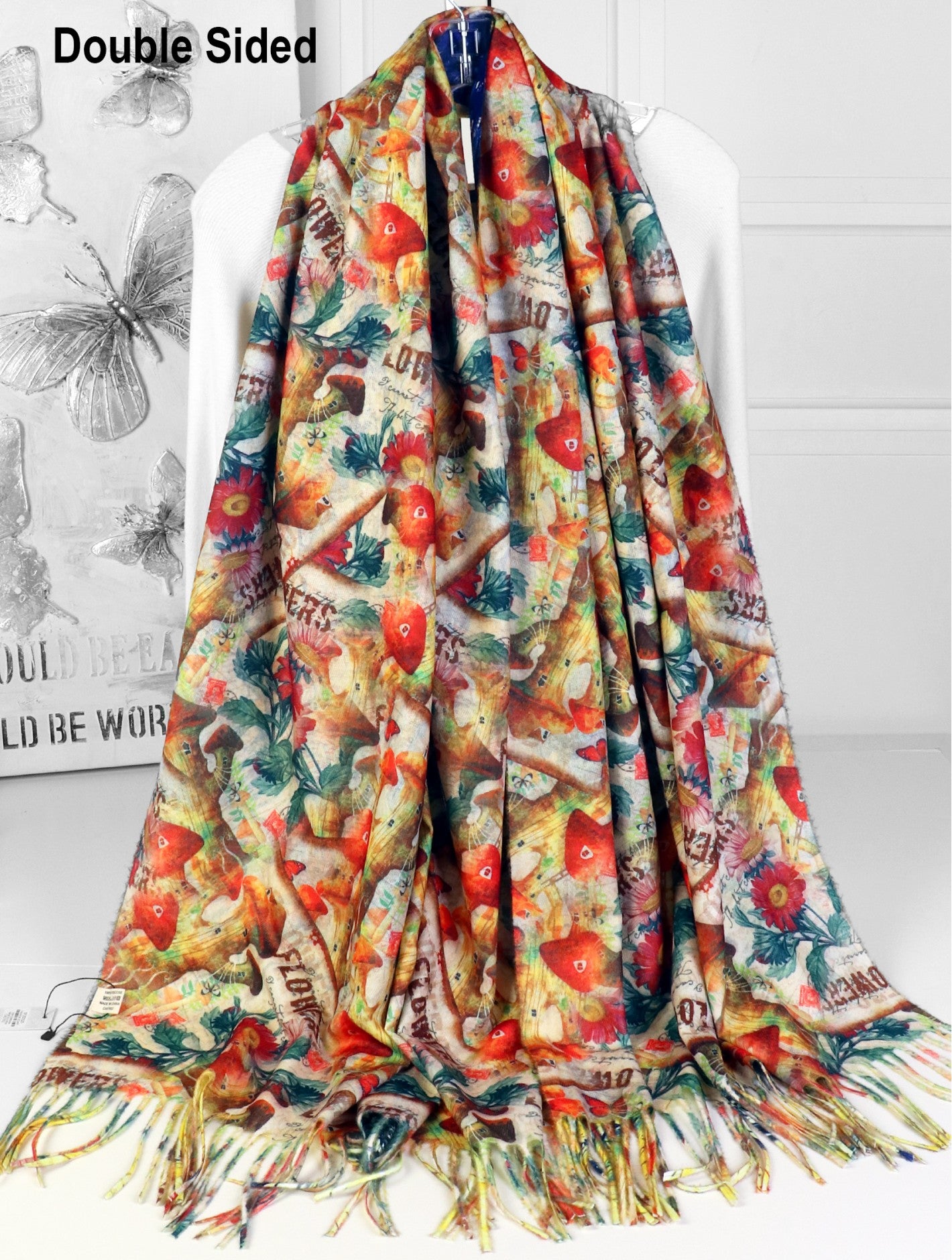 Cherie Bliss Van Gogh The Field Oil Painting Double Sided Printed Scarf SF202525