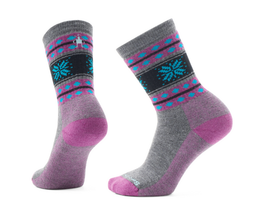 Smartwool Everyday Cozy Snowflake Dream Unisex Crew Socks M.Grey SW0026230521