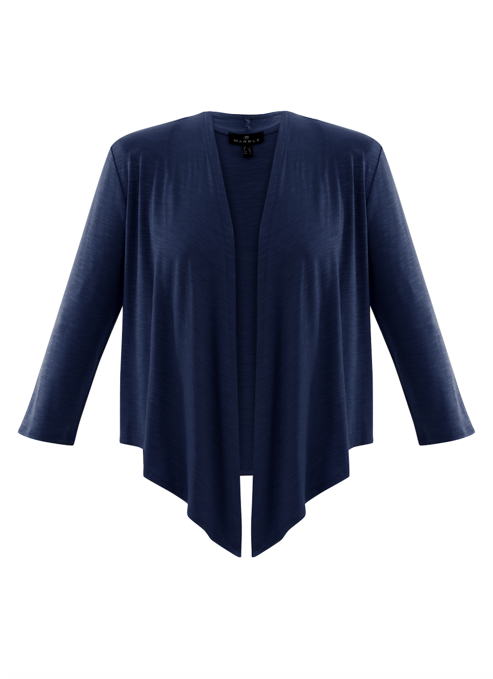 Marble Shrug w/ 3/4 Length Sleeves Navy 6541-103