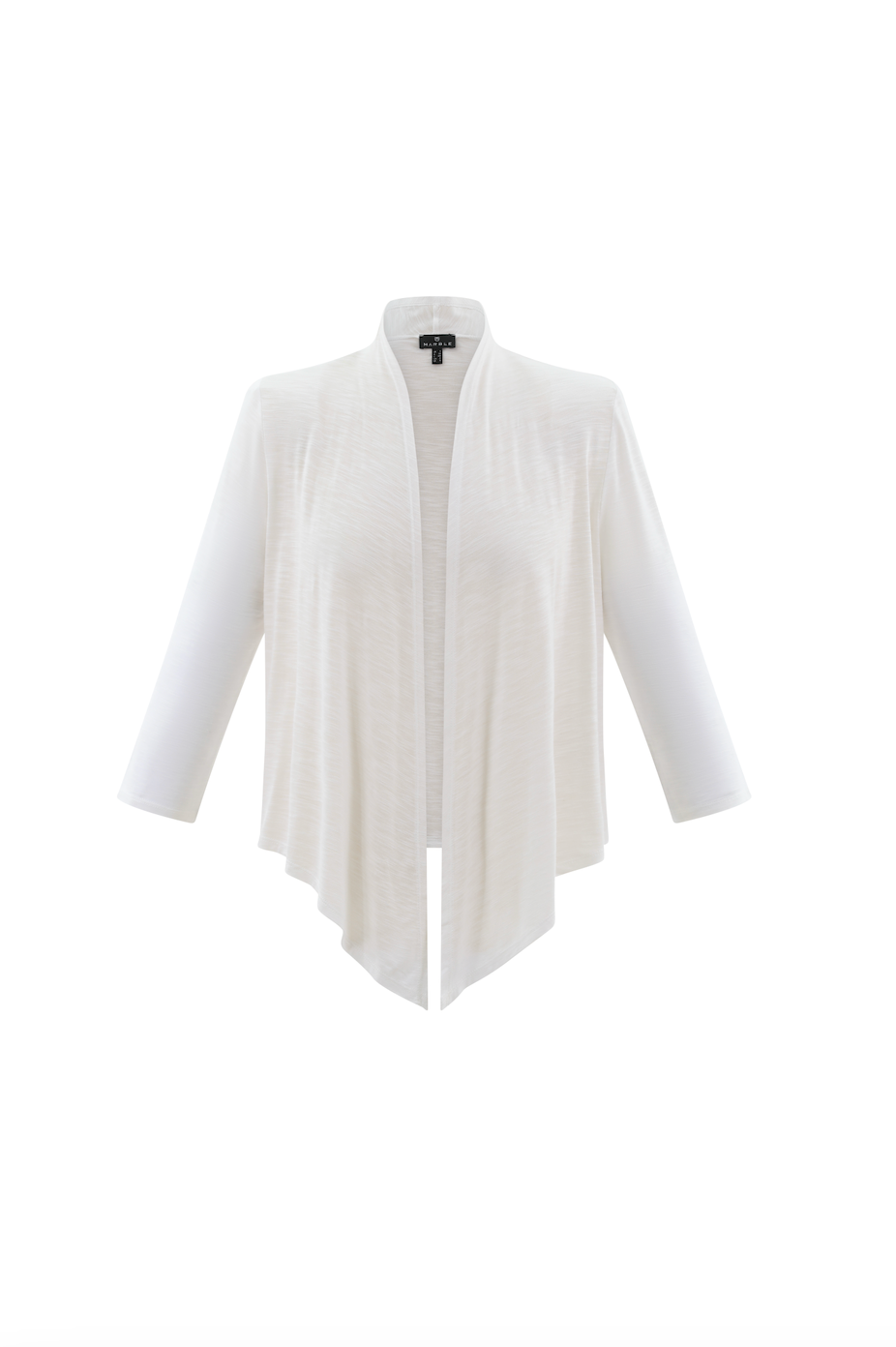 Marble Shrug w/ 3/4 Length Sleeves White 6541-102